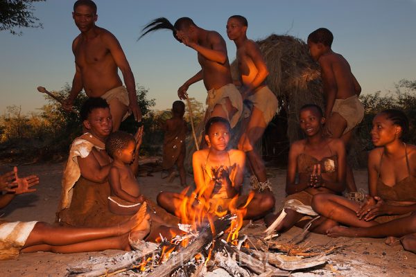 Traditional Song and Dance by the fire